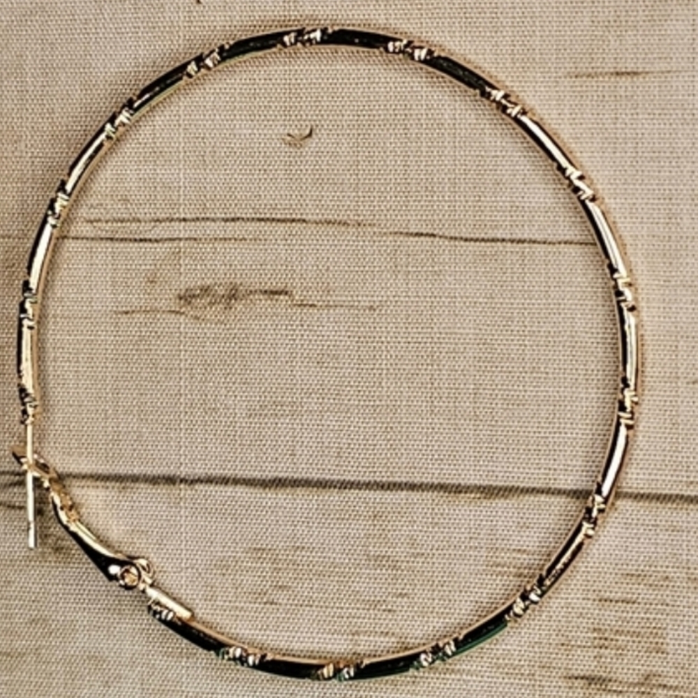 Classic Gold Hoop Earrings 《NWOT》